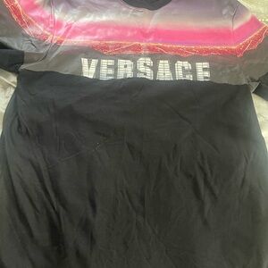 Versace Black and Pink T-Shirt